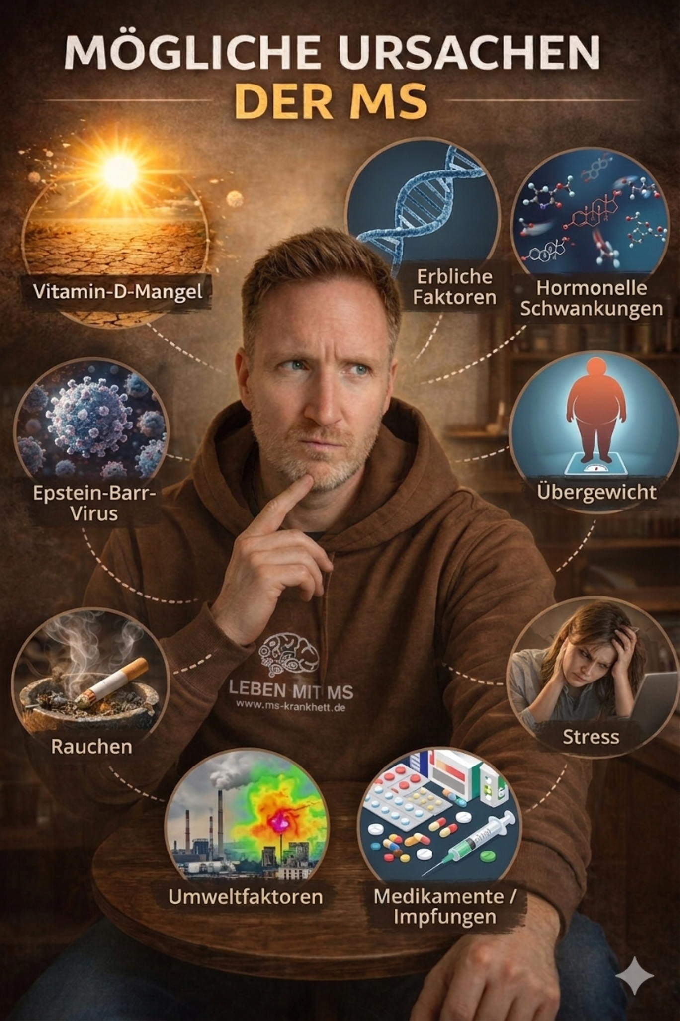 Mögliche Ursachen von Multipler Sklerose