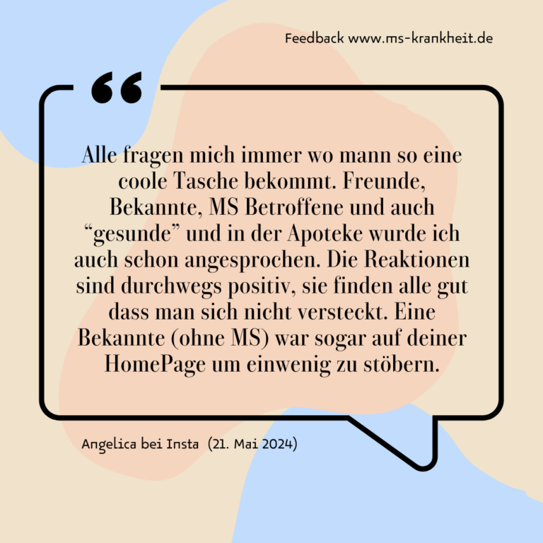 Feedback von Angelica bei Instagram vom 21.05.2024