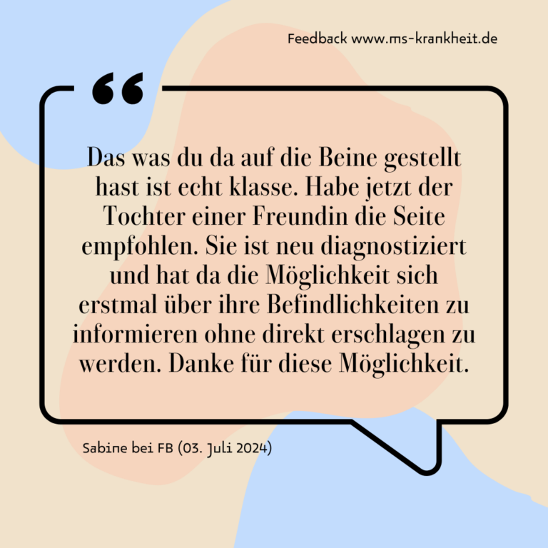 Feedback von Sabine bei Facebook am 03. Juli 2024