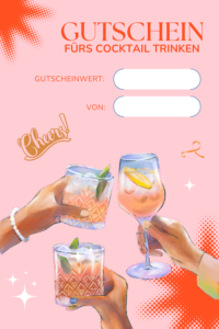 Gutschein Vorlagen für Menschen mit MS - Cocktails trinken