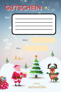 Gutscheinvorlagen für Menschen mit MS - Festliche Last-Minute-Geschenkidee 7