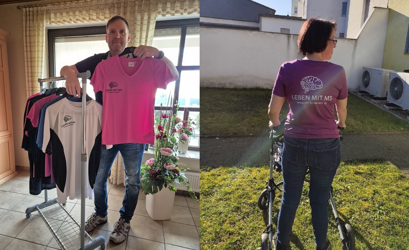 T-Shirts mit dem Logo meiner MS-Domain