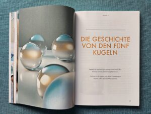 Kapitel "Die Geschichte von den 5 Kugeln" aus dem Selbsthilfe-Ratgeber "Spring, damit du fliegen kannst" von Irene Sybertz für MS-Erkrankte und ihre Angehörigen