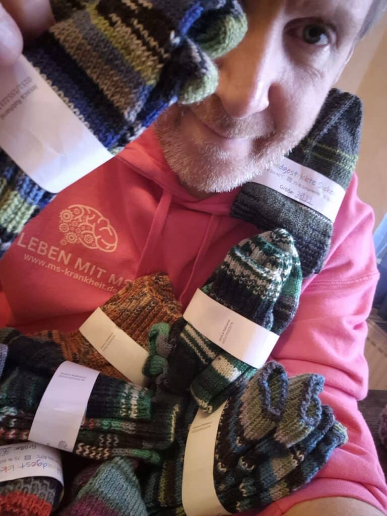 Gestrickte Socken von Jessica