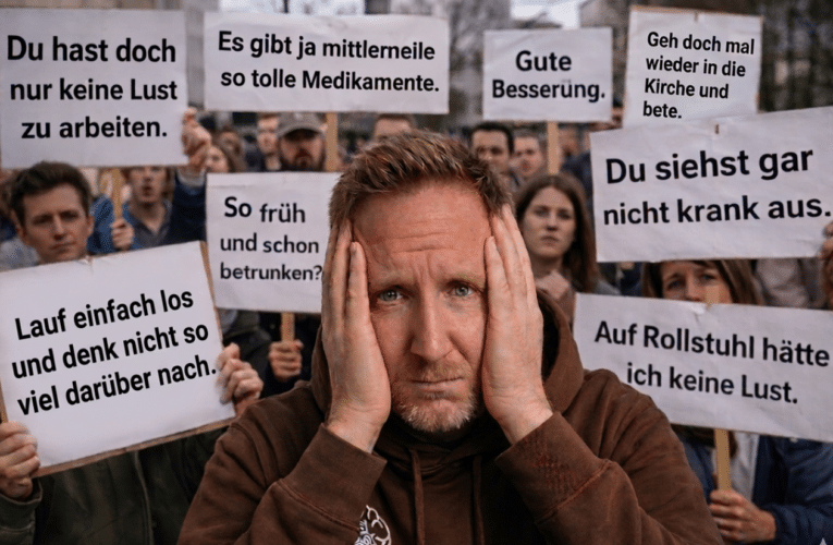 Dumme Sprüche, die man sich mit MS anhören muss